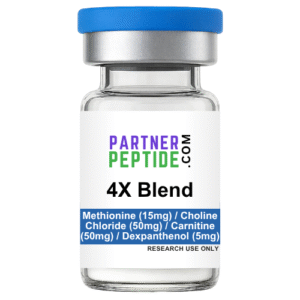 4X Blend Methionine (15mg) / Choline Chloride (50mg) / Carnitine (50mg) / Dexpanthenol (5mg)